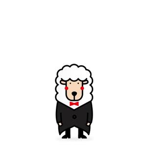 noraya_jr (noraya_jr)さんの執事（羊）キャラクターのイラストへの提案