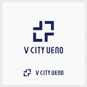 Darkhyde (Darkhyde)さんの商業ビルの名称：「V  CITY　UENO」（ヴィ　シティ　ウエノ）のロゴ＆マーク　への提案