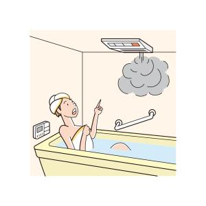 nekofuさんのお風呂の故障の問い合わせパンフの挿絵への提案