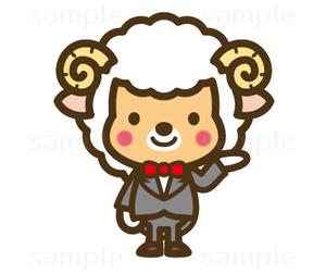 THE_watanabakery (the_watanabakery)さんの執事（羊）キャラクターのイラストへの提案