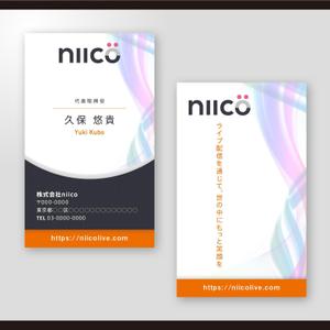 和田淳志 (Oka_Surfer)さんのライブ配信タレントマネジメント会社の名刺作成への提案