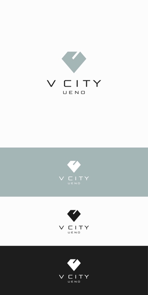 designdesign (designdesign)さんの商業ビルの名称：「V  CITY　UENO」（ヴィ　シティ　ウエノ）のロゴ＆マーク　への提案
