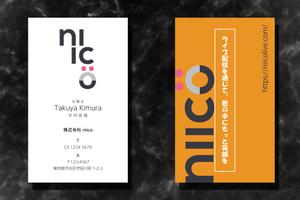 竹内厚樹 (atsuki1130)さんのライブ配信タレントマネジメント会社の名刺作成への提案