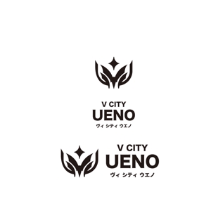 KOZ-DESIGN (saki8)さんの商業ビルの名称：「V  CITY　UENO」（ヴィ　シティ　ウエノ）のロゴ＆マーク　への提案