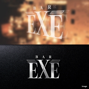 FUKU (FUKU)さんの大阪北新地にあるBAR「BAR EXE」のロゴデザインへの提案
