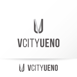 カタチデザイン (katachidesign)さんの商業ビルの名称：「V  CITY　UENO」（ヴィ　シティ　ウエノ）のロゴ＆マーク　への提案