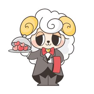 morino (morino_bon)さんの執事（羊）キャラクターのイラストへの提案