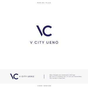 ひのとり (hinotori)さんの商業ビルの名称：「V  CITY　UENO」（ヴィ　シティ　ウエノ）のロゴ＆マーク　への提案