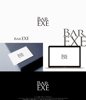 FUTURA (Futura)さんの大阪北新地にあるBAR「BAR EXE」のロゴデザインへの提案