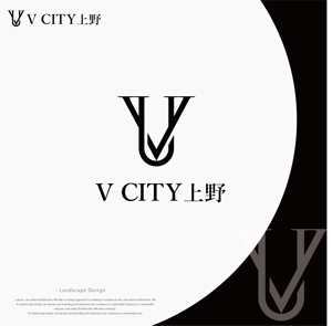 landscape (landscape)さんの商業ビルの名称：「V  CITY　UENO」（ヴィ　シティ　ウエノ）のロゴ＆マーク　への提案