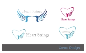 s-design (sorao-1)さんのアパレルブランド『Heart Strings』のロゴ制作への提案