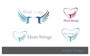 s-design (sorao-1)さんのアパレルブランド『Heart Strings』のロゴ制作への提案