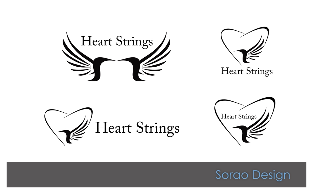 アパレルブランド『Heart Strings』のロゴ制作