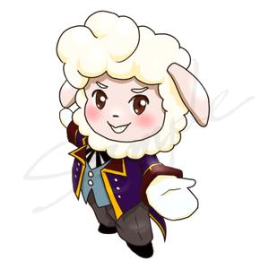 宮園 建吾 (KNG0621)さんの執事（羊）キャラクターのイラストへの提案