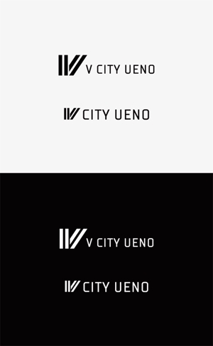 odo design (pekoodo)さんの商業ビルの名称：「V  CITY　UENO」（ヴィ　シティ　ウエノ）のロゴ＆マーク　への提案