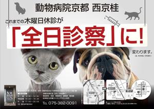 さんの動物病院診察日拡大告知チラシへの提案