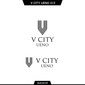 queuecat (queuecat)さんの商業ビルの名称：「V  CITY　UENO」（ヴィ　シティ　ウエノ）のロゴ＆マーク　への提案