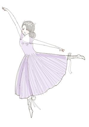 もりちん (morrymoriko)さんの[バレエ]をテーマにしたグッズ用イラストへの提案
