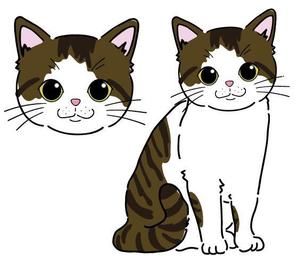 水谷桃子 (momoko-f)さんの看板猫のイラスト化・キャラクター化への提案
