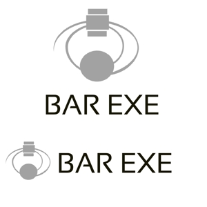 桜梅桃李 (mira4649ameba)さんの大阪北新地にあるBAR「BAR EXE」のロゴデザインへの提案