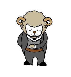 株式会社イーネットビズ (e-nets)さんの執事（羊）キャラクターのイラストへの提案
