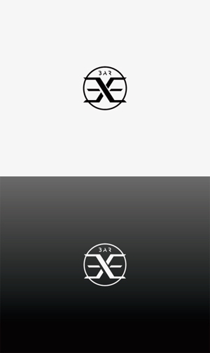 odo design (pekoodo)さんの大阪北新地にあるBAR「BAR EXE」のロゴデザインへの提案