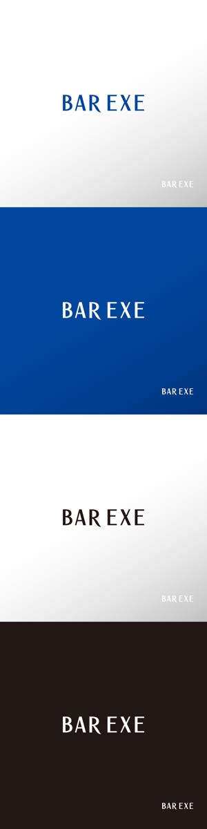doremi (doremidesign)さんの大阪北新地にあるBAR「BAR EXE」のロゴデザインへの提案