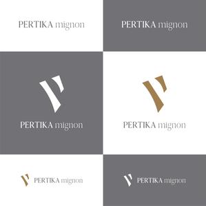 JOHN ()さんのアクセサリーブランド 「PERTIKA mignon」の ロゴへの提案