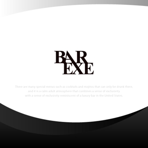 Washi (Washi)さんの大阪北新地にあるBAR「BAR EXE」のロゴデザインへの提案