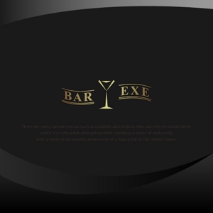 Washi (Washi)さんの大阪北新地にあるBAR「BAR EXE」のロゴデザインへの提案