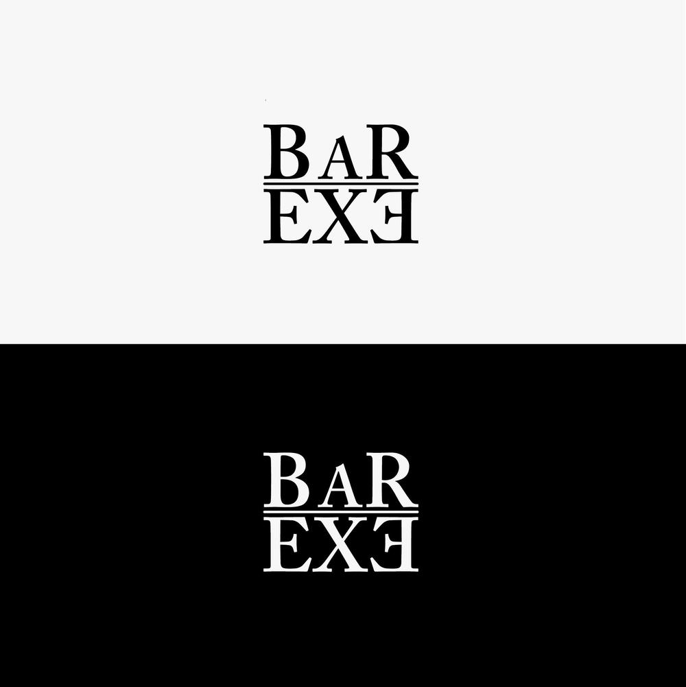 大阪北新地にあるBAR「BAR EXE」のロゴデザイン