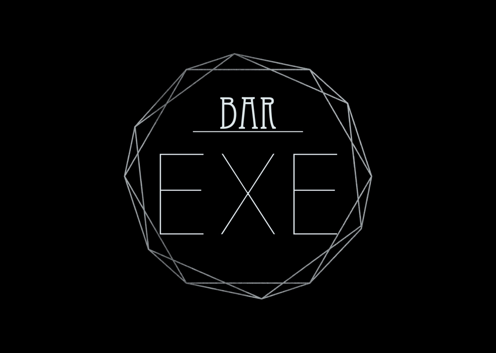 大阪北新地にあるBAR「BAR EXE」のロゴデザイン