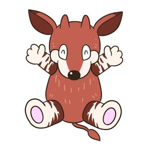 望月 雄斗 (mocchi0056)さんのオカピのキャラクターデザインへの提案
