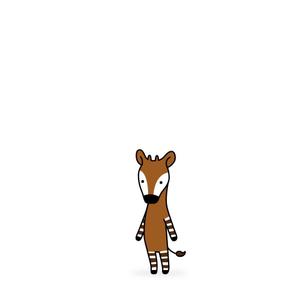 noraya_jr (noraya_jr)さんのオカピのキャラクターデザインへの提案