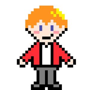 エディ (eddy15)さんのsfc風ドット絵（男の子）を募集　カフェバーの看板に使用しますへの提案