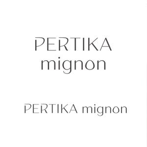 meets (tochi_maki)さんのアクセサリーブランド 「PERTIKA mignon」の ロゴへの提案