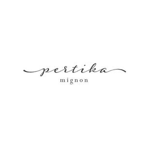 むすび (yuixyuixyui)さんのアクセサリーブランド 「PERTIKA mignon」の ロゴへの提案