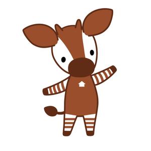 citron blue (citron-blue68)さんのオカピのキャラクターデザインへの提案