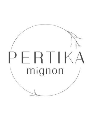 muu (kuna97)さんのアクセサリーブランド 「PERTIKA mignon」の ロゴへの提案
