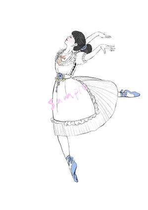 Eri (yamauchiko)さんの[バレエ]をテーマにしたグッズ用イラストへの提案