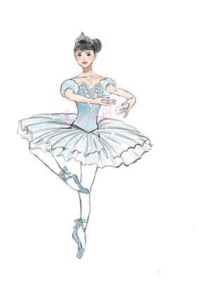 Eri (yamauchiko)さんの[バレエ]をテーマにしたグッズ用イラストへの提案