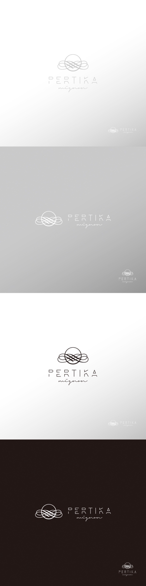 doremi (doremidesign)さんのアクセサリーブランド 「PERTIKA mignon」の ロゴへの提案