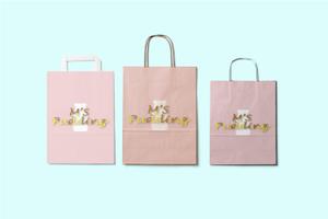 Katee (Yellow-Blue)さんのプリン屋オープン→家でもインスタ映えする紙袋のデザインへの提案