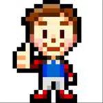 lely (lely)さんのsfc風ドット絵（男の子）を募集　カフェバーの看板に使用しますへの提案