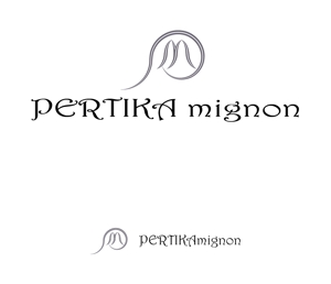MacMagicianさんのアクセサリーブランド 「PERTIKA mignon」の ロゴへの提案