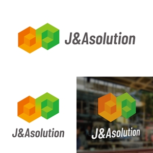gof ()さんの倉庫・物流関係　「株式会社J&Aソリューション」のロゴへの提案