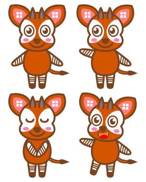 AMADAI (pa72835)さんのオカピのキャラクターデザインへの提案