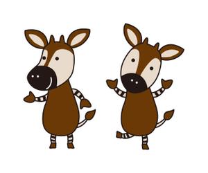 yamaad (yamaguchi_ad)さんのオカピのキャラクターデザインへの提案