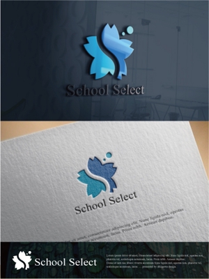 drkigawa (drkigawa)さんの学生服販売店「School　Select」のロゴへの提案