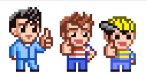 jota (jota)さんのsfc風ドット絵（男の子）を募集　カフェバーの看板に使用しますへの提案